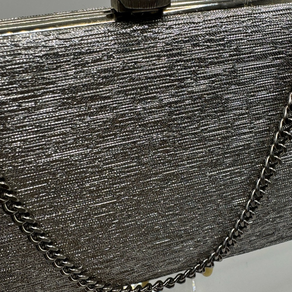 Antique/Vintsge Elegant Silver Clutch/Shoulder Bag - Picture 4 of 5